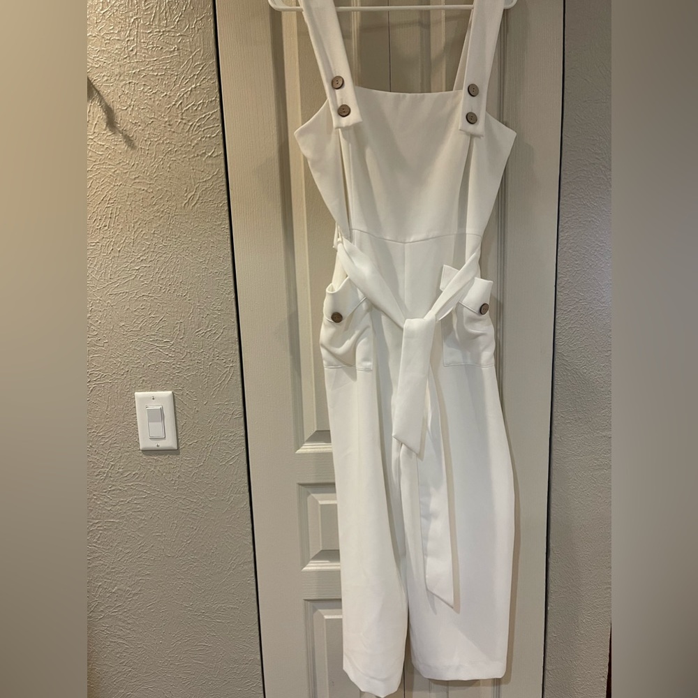 Gianni Bini white jumpsuit